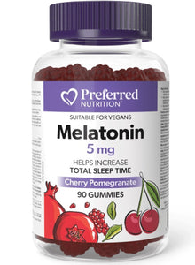 PREFERRED NUTRITION Melatonin (5 mg - 90 gummies)