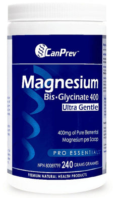 CANPREV Magnesium Bis-Glycinate 400 Ultra Gentle (240 gr)