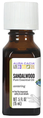 AURA CACIA Sandalwood  (100% Essential Oil - 15 ml)