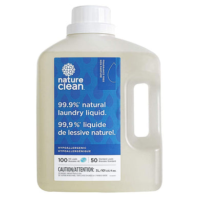 NATURE CLEAN Liquid Laundry Fragrance Free (18.9 Litres)