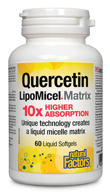 NATURAL FACTORS Quercetin Lipomicel Matrix (60 sgels)