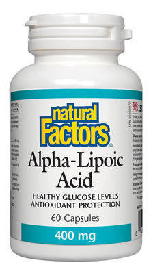 NATURAL FACTORS Alpha Lipoic (400 mg - 60 caps)