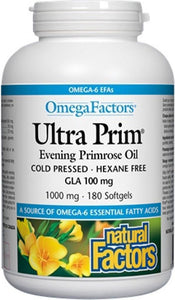 NATURAL FACTORS Ultra Primrose Oil (1000 mg - 180 caps)