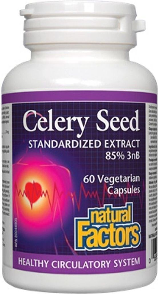 NATURAL FACTORS Celery Seed (55 mg - 60 caps)