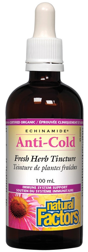 NATURAL FACTORS Echinamide Anti-Cold Tincture  (100 ml)