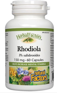 HERBAL FACTORS Rhodiola 150mg 60 caps