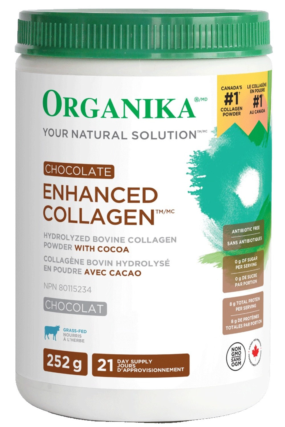 ORGANIKA Enhanced Collagen (Chocolate - 252 g)