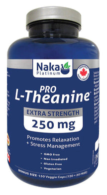 NAKA PLATINUM Pro L-Theanine (250 mg - 75 veg caps)