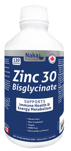 NAKA Platinum Zinc 30 Bisglycinate (600 ml)