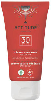 ATTITUDE SPF30 Adult (Fragrance-free - 150 gr)