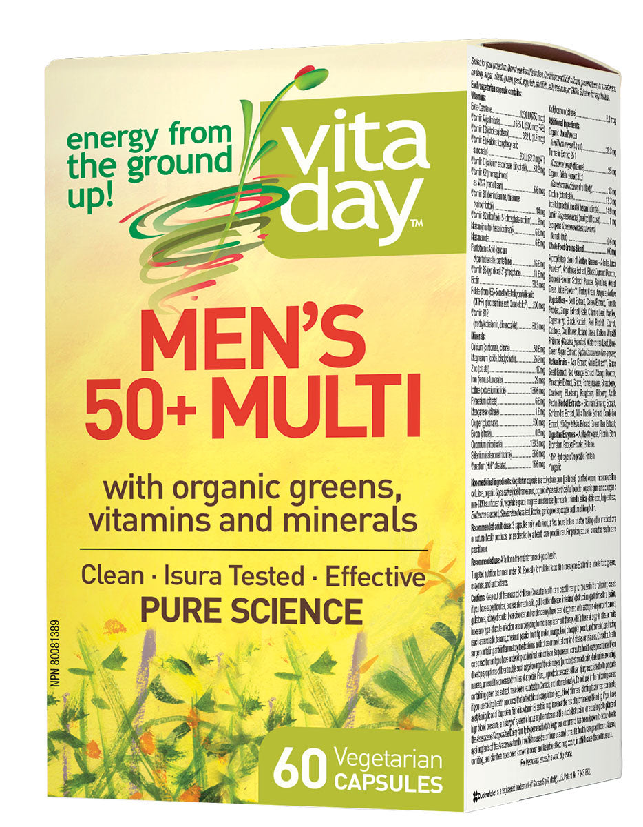 VITADAY Men's Multi 50+ (60 veg caps)