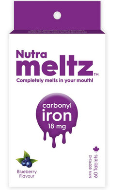 NUTRAMELTZ Carbonyl Iron (18 mg - 60 Melts)