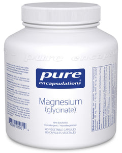 PURE ENCAPSULATIONS Magnesium (glycinate) (180 veg caps)