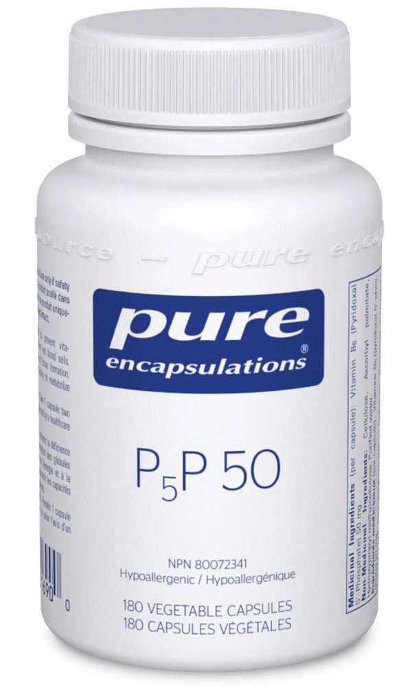 PURE ENCAPSULATIONS P5P 50 (180 veg caps)