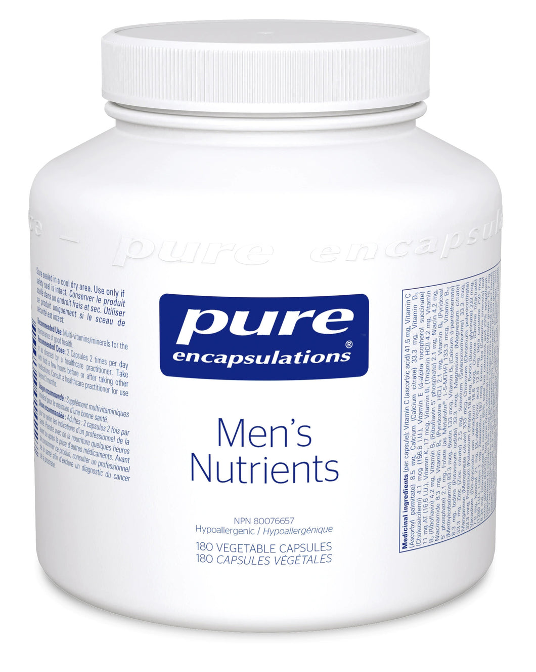 PURE ENCAPSULATIONS Men's Nutrients (180 veg caps)