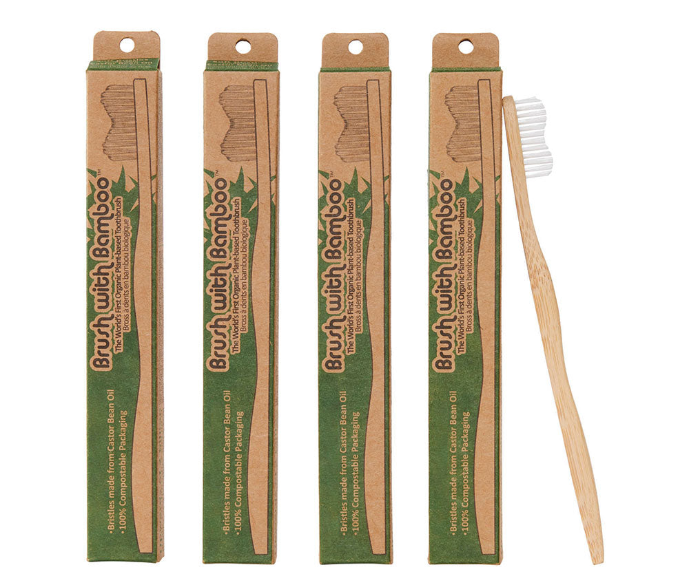 BRUSH WITH BAMBOO Adult Toothbrush