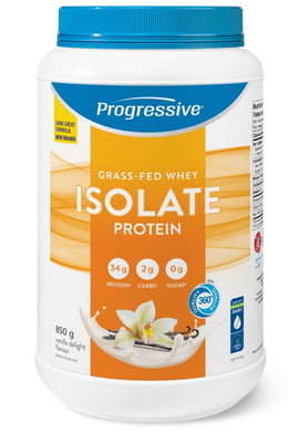 PROGRESSIVE Grass Fed Whey Isolate (Vanilla Delight - 850 gr)