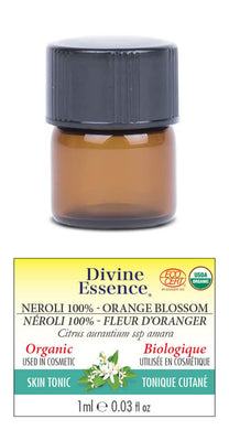 DIVINE ESSENCE Neroli 100% (Orange Blossom)(Org - 1 ml)