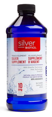 SILVER BIOTICS Silver Supplement 10ppm (473 ml)