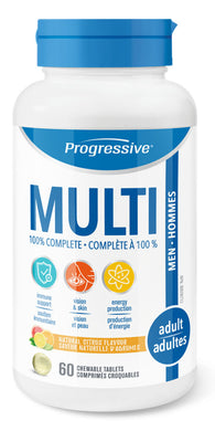 PROGRESSIVE Multi Adult Men (Citrus - 60 veg cap)