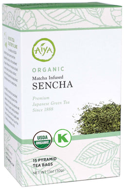 AIYA Organic Matcha Infused Sencha Tea (30 gr)