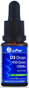 CANPREV D3 Drops 1000IU- MCT base (15 ml)